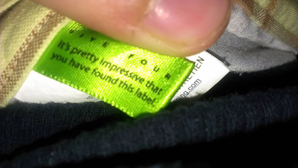 funny clothing tags