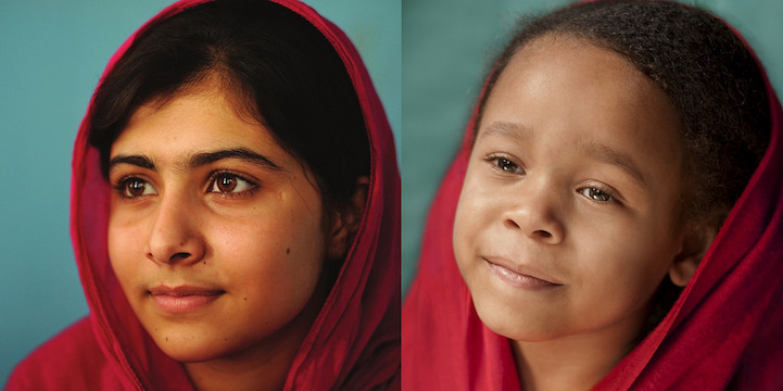 little girl photographed as inspiring women