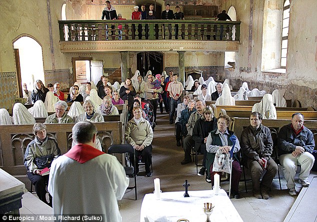 abandoned church filled with creepy ghosts