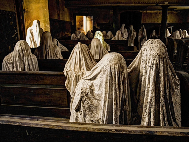 ghosts in church