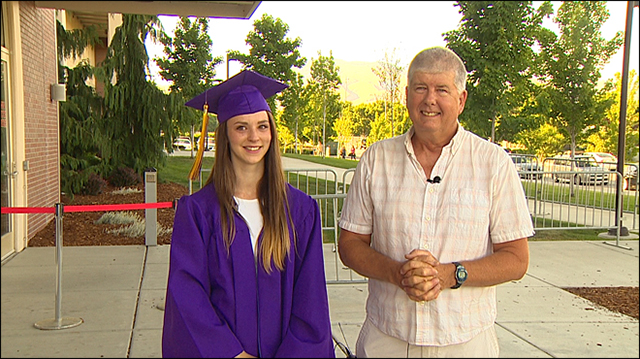 firefighter attends graduation of girl he saved as a baby