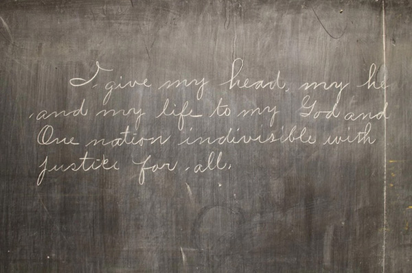 100 year old chalkboard lessons discovered in OK school
