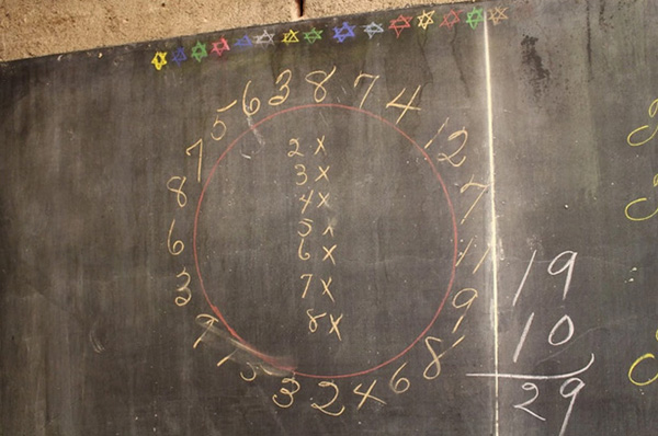 100 year old chalkboard lessons discovered in OK school
