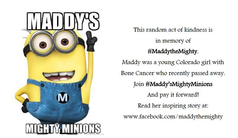 good news maddy minions