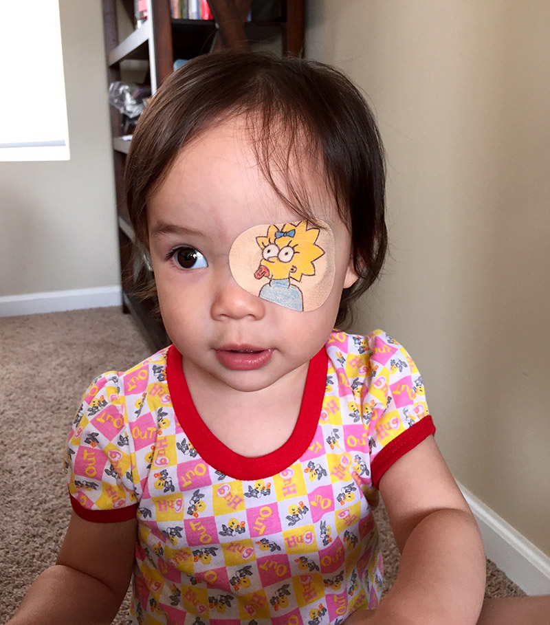 little girl eye patch designs