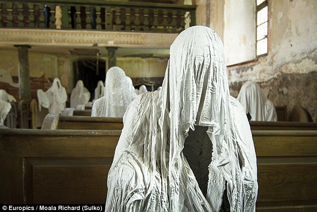 abandoned church filled with creepy ghosts