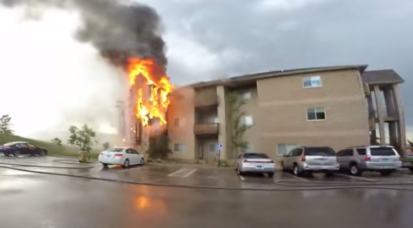 apartment fire rescue