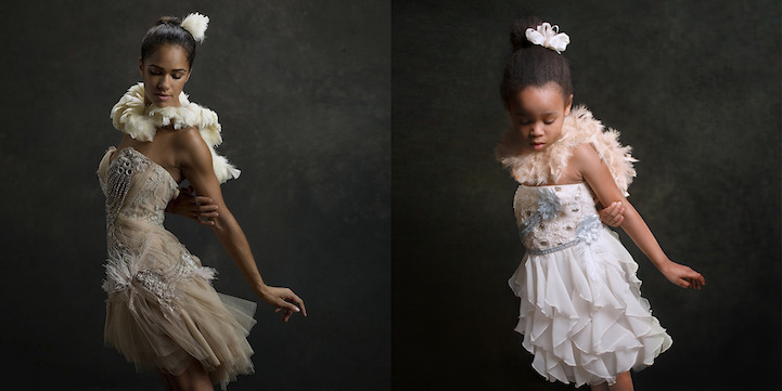 little girl photographed as inspiring women