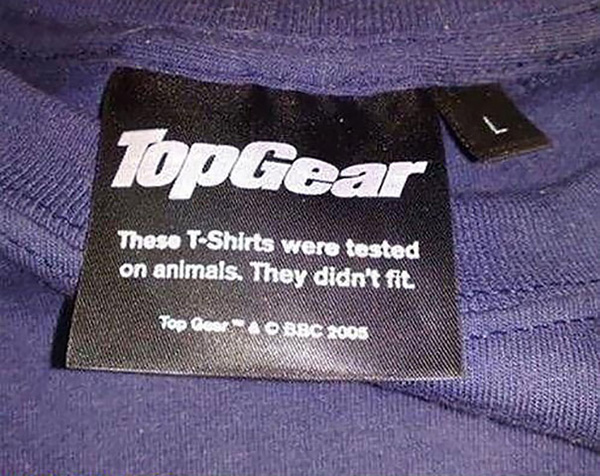 funny clothing tags