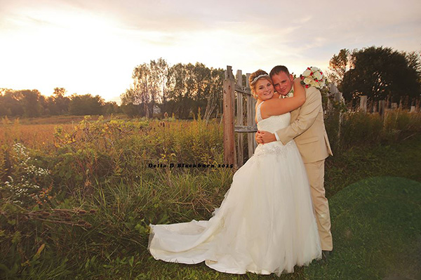 father of bride grabs father in law to walk her down aisle together