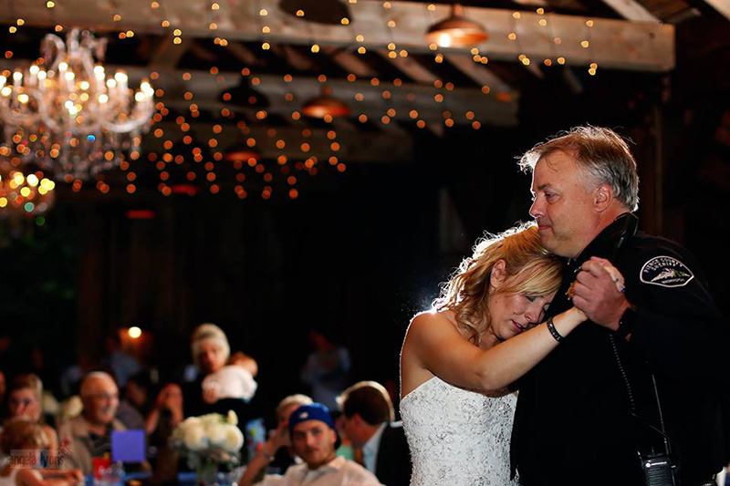 cops dance father daughter dance bride