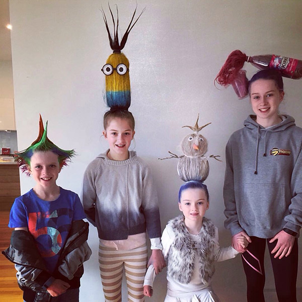 crazy hair day minion