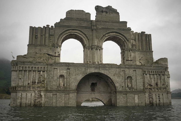 mexico old church emerges