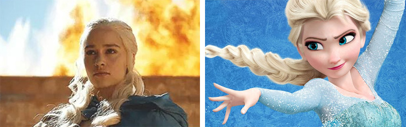 khaleesi elsa cosplay