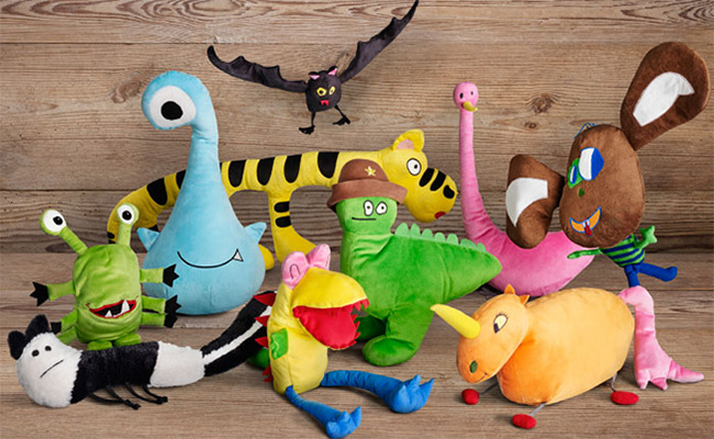 IKEA childrens drawings into toys