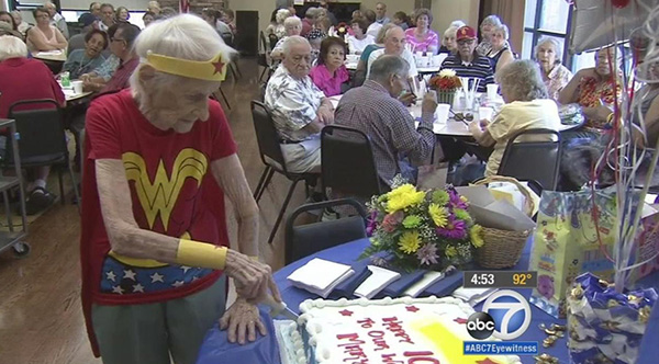 103 year-old woman wonder woman