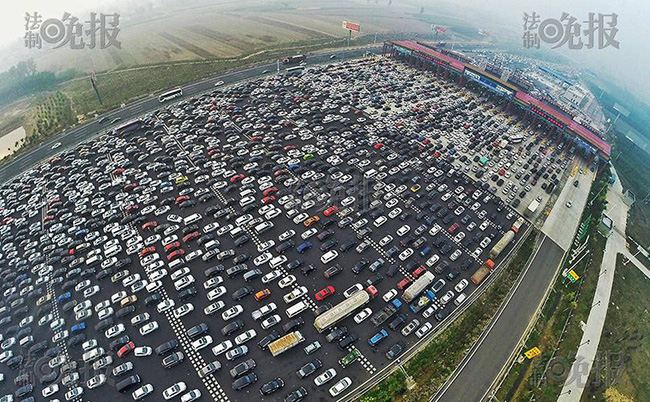 china traffic jam