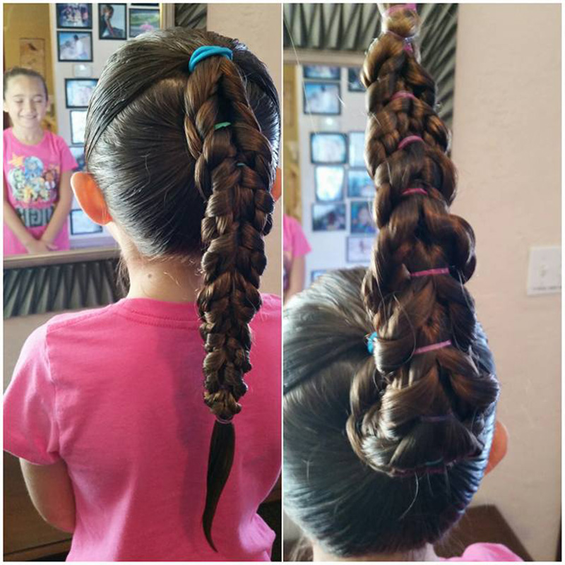 dads and daughters hair class