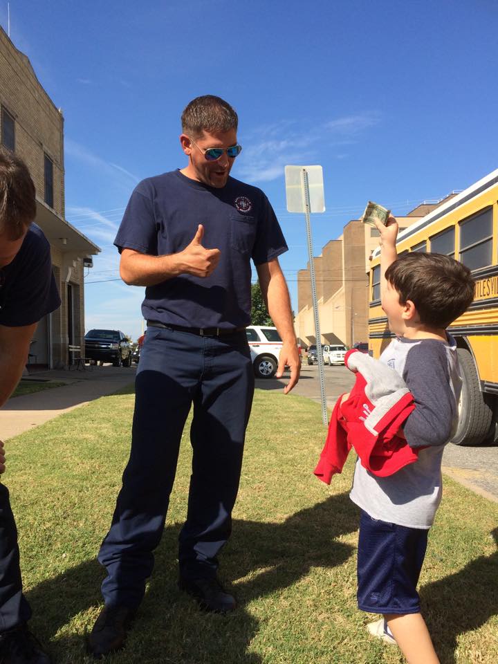 firefighters search for little boys tooth