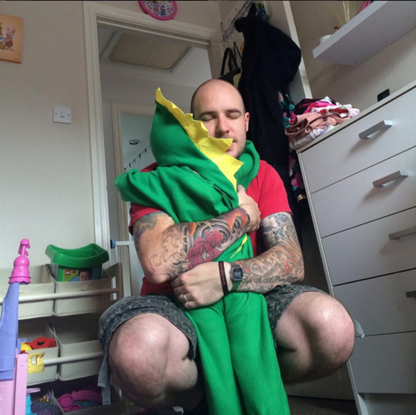 nothing manlier than being a good dad