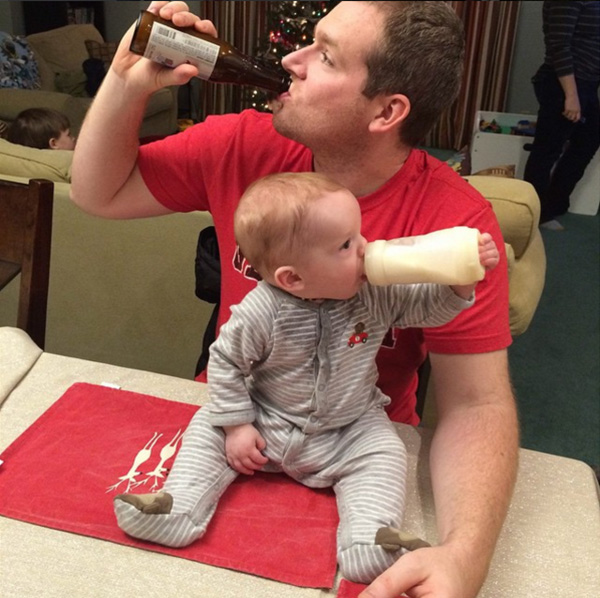 nothing manlier than being a good dad