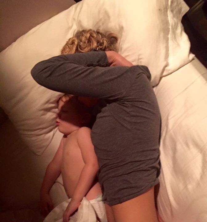 husband posts picture of sleeping wife love letter