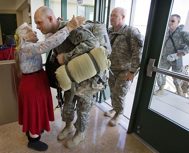 hug lady hospital