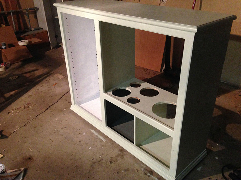 old entertainment center toy kitchen