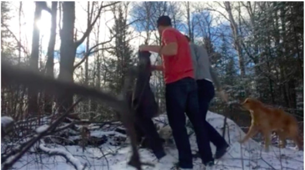 bald eagle rescue selfie