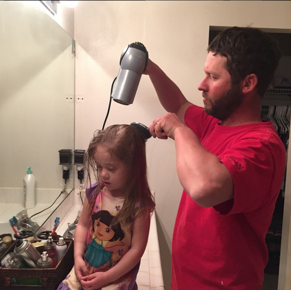 nothing manlier than being a good dad