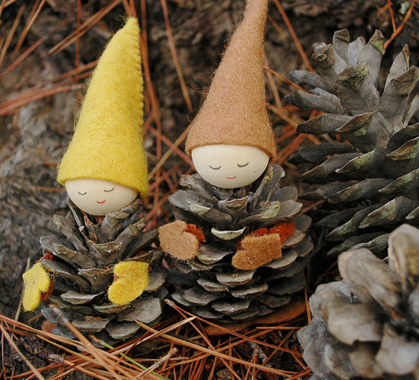 pine cone craft ideas holidays