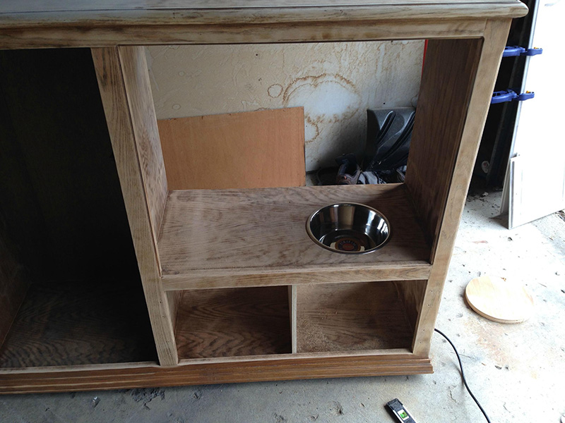 old entertainment center toy kitchen
