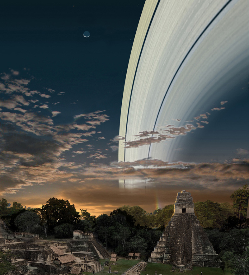 if earth had rings like saturn