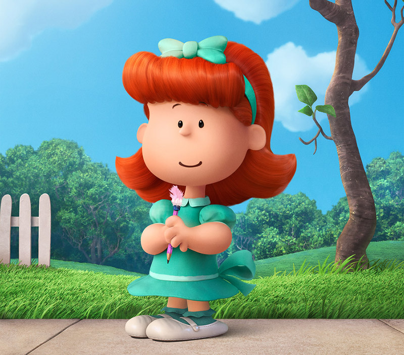 little red haired girl charlie brown