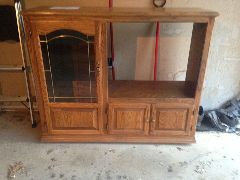 old entertainment center toy kitchen