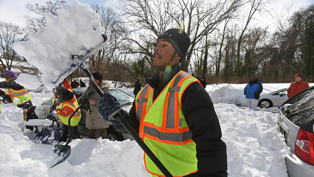 baltimore pays teens to shovel snow