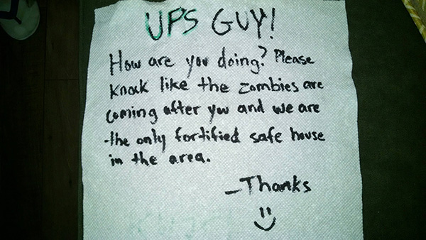 funny delivery notes