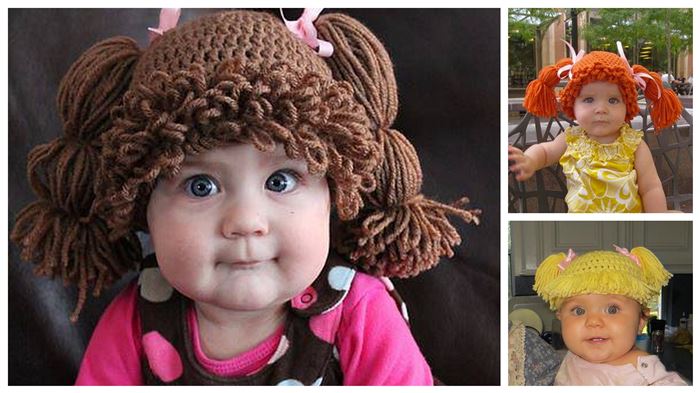 cabbage patch kids yarn hair