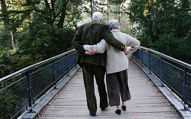 Image result for elderly couple in love