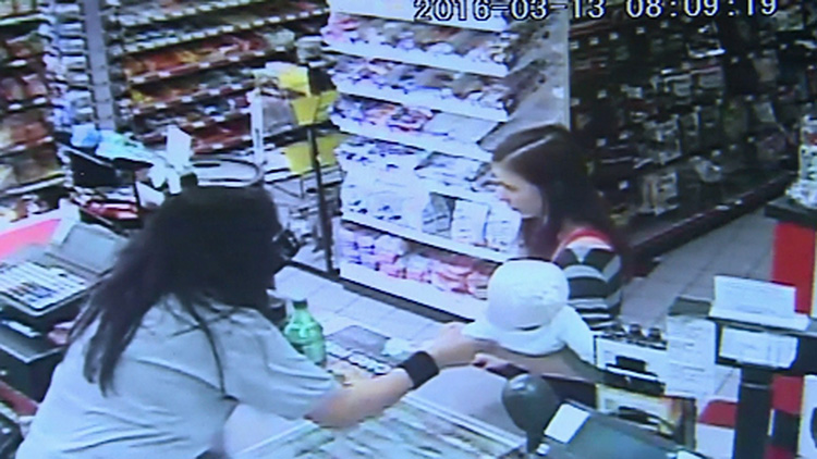 cashier saves baby