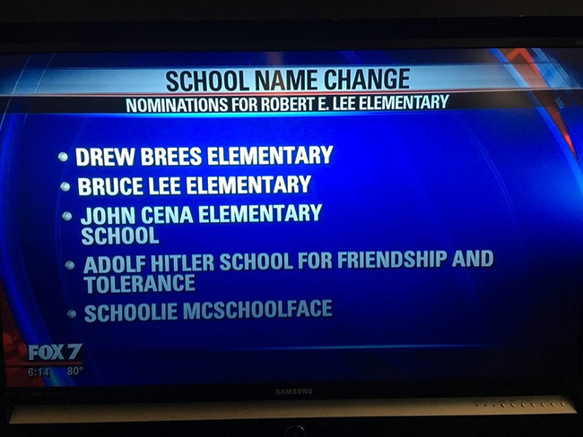 school name suggestions funny