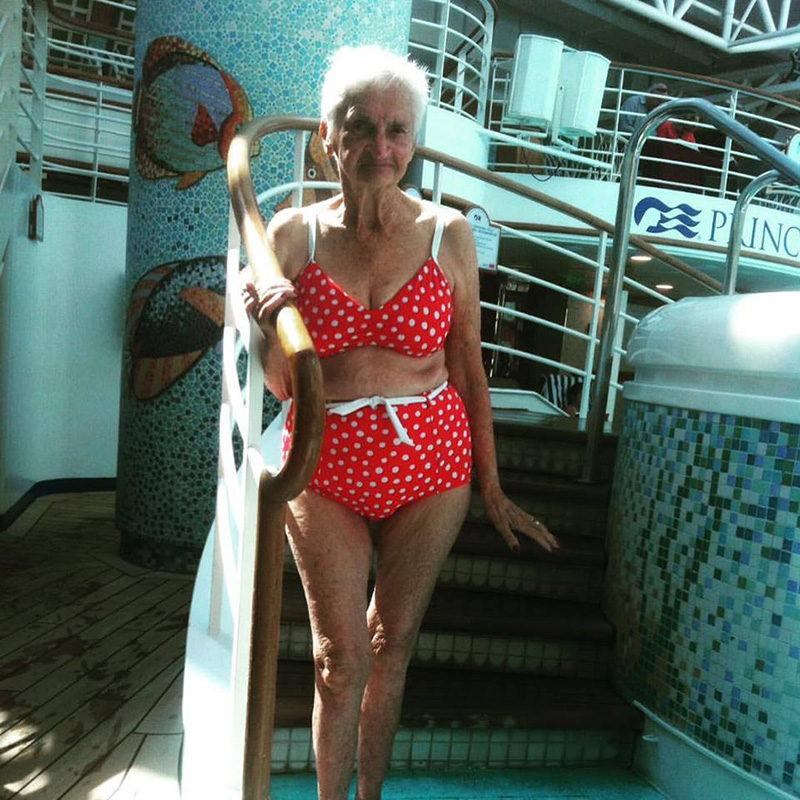 90 year old bikini