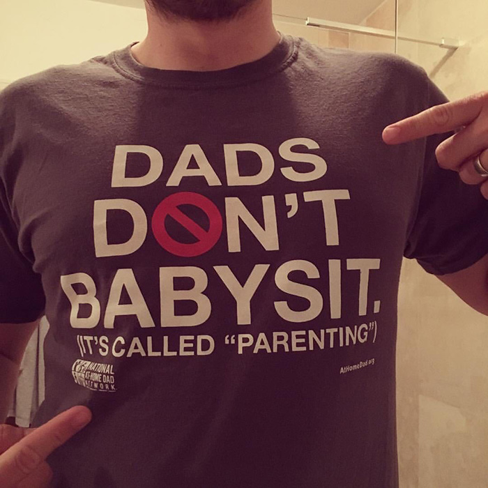 dads dont babysit shirt