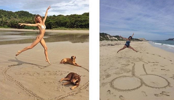 woman recreates instagram photos celeste barber