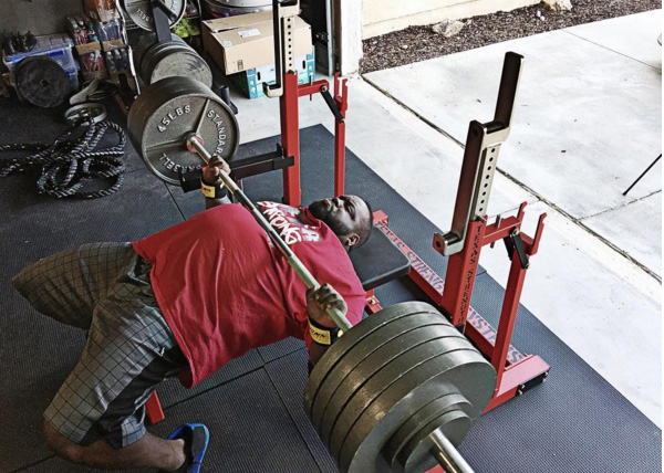 huge bodybuilder bond with girl with cancer