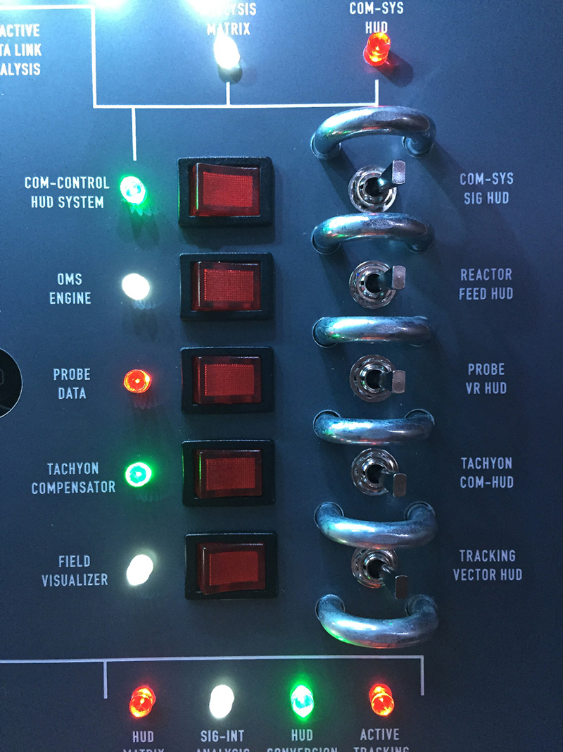 dad builds son spaceship bed control panel