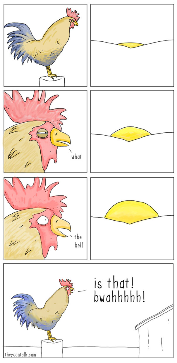 funny comics of animals talking