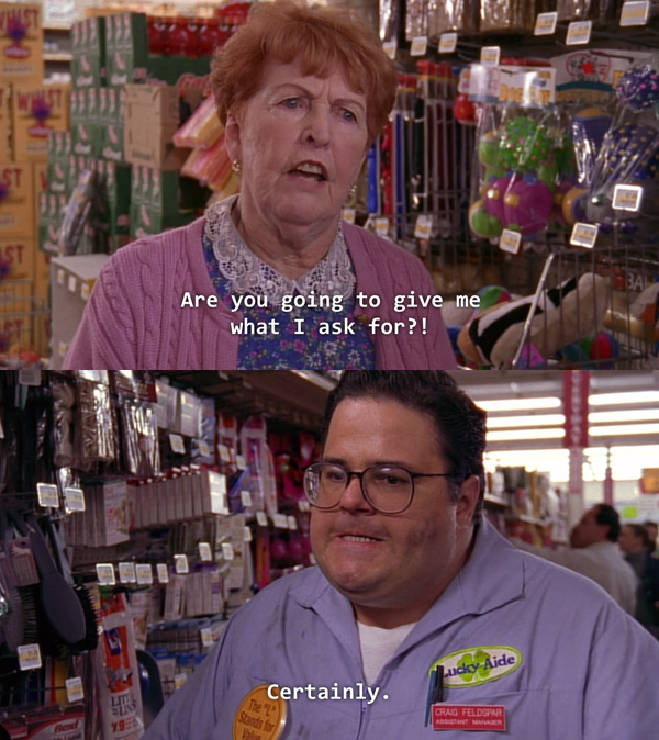 perfectly sums up working in retail