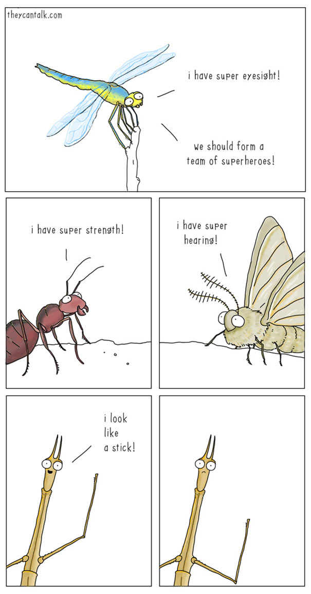 funny comics of animals talking