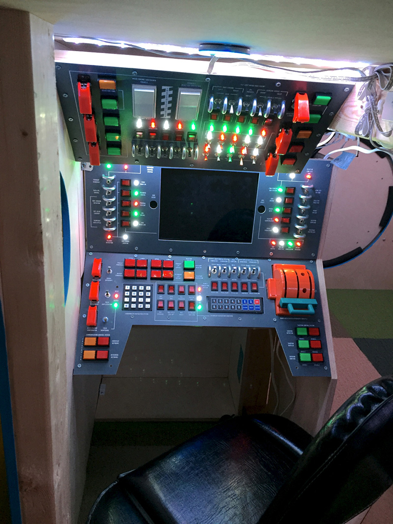 Dad Builds His Son A Spaceship Bed With The Most AMAZING Control Panel